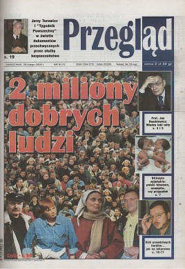 Okładka Tygodnika Przegląd 9/2000