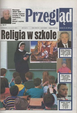 Okładka Tygodnika Przegląd 15/2000