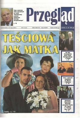 Okładka Tygodnika Przegląd 21/2000