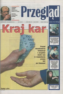 Okładka Tygodnika Przegląd 25/2000