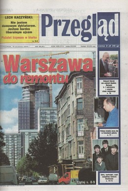 Okładka Tygodnika Przegląd 38/2000