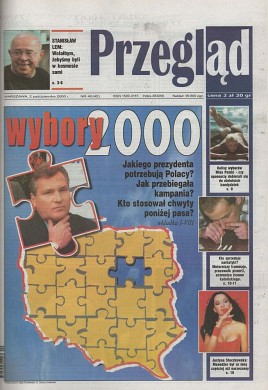 Okładka Tygodnika Przegląd 40/2000