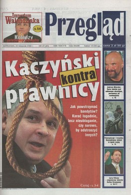 Okładka Tygodnika Przegląd 47/2000