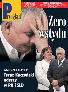 Okładka Tygodnika Przegląd 40/2006