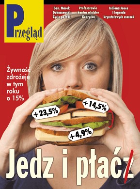 Okładka Tygodnika Przegląd 20/2008