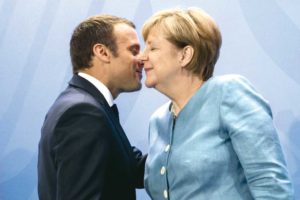 Merkel i Macron
