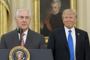 Rex Tillerson i Donald Trump