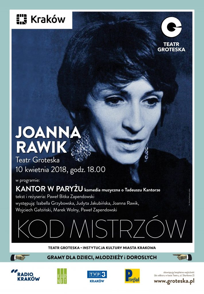 Plakat Kodu Mistrzów z Joanną Rawik