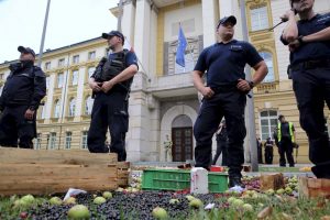 Protest rolników i sadowników w Warszawie